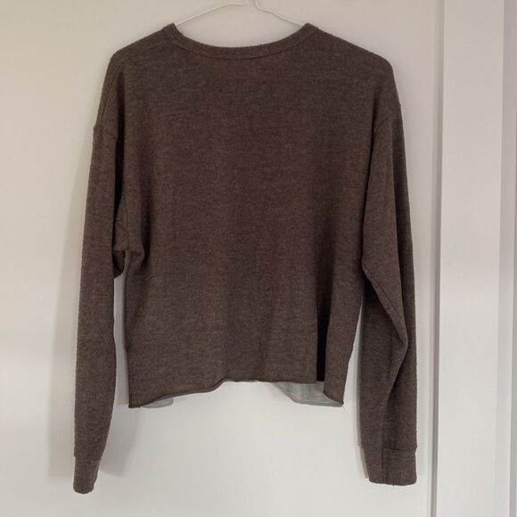 Colourblock fuzzy long sleeve - Picture 2 of 2